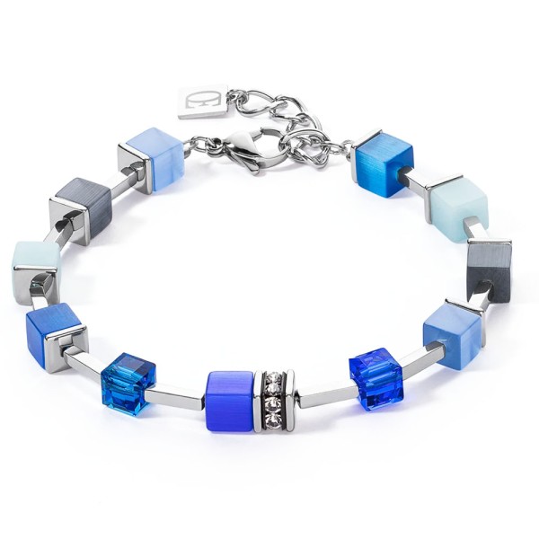 GeoCUBE® Armband Iconic Pure Blau