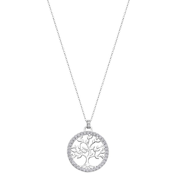 Lotus Damen Halskette Baum des Lebens