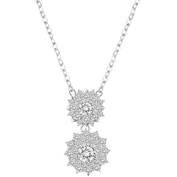 Lotus Silver Damen Halskette mit Blume