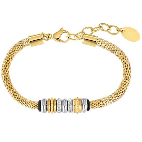 s.Oliver Damen Armband mit Beads